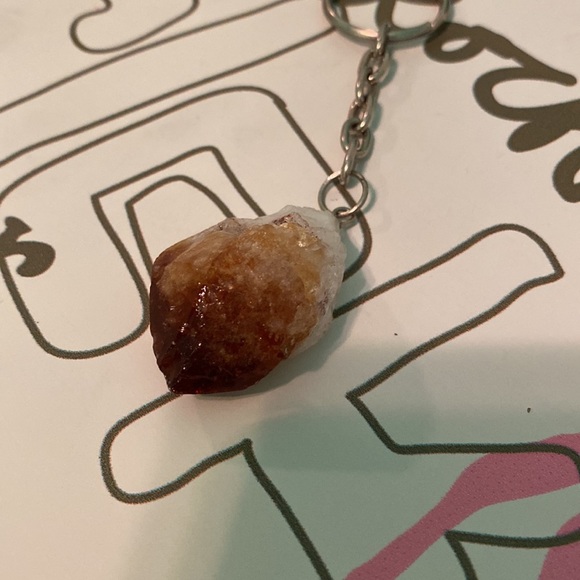 Citrine Keychain Crystal - Picture 2 of 8